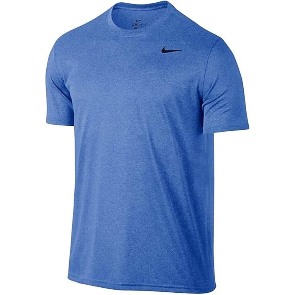 Nike Men's Legend 2.0 Short Sleeve Tee T-Shirt, Heater Blue, Size S